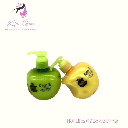 Gel dưỡng tạo kiểu giữ nếp tóc xoăn Kangfa 260ml táo xanh. Rin Chan Store