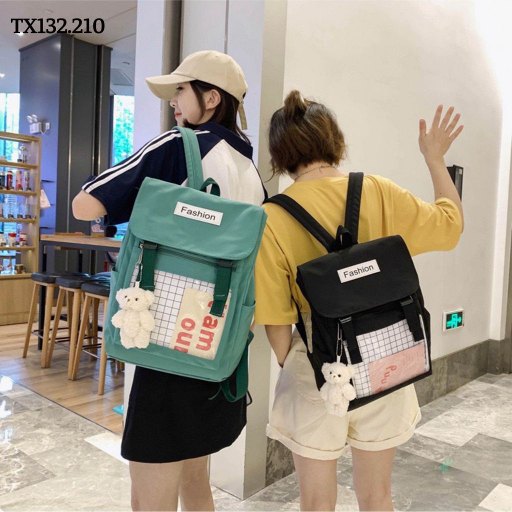 Balo Fashion phối caro - TX132