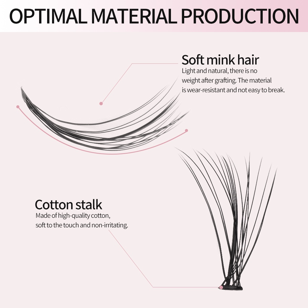 Hộp lông mi giả MAGEFY 6 size trang điểm chuyên nghiệp