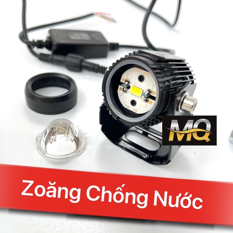 Đèn trợ sáng mini cost vàng pha trắng