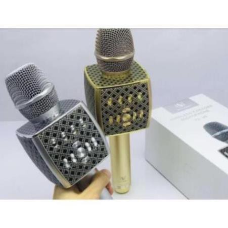 Micro hát karaoke YS 95 Kèm Loa Bluetooth Giá Rẻ- Tích Hợp Live Stream, Giả Giọng.