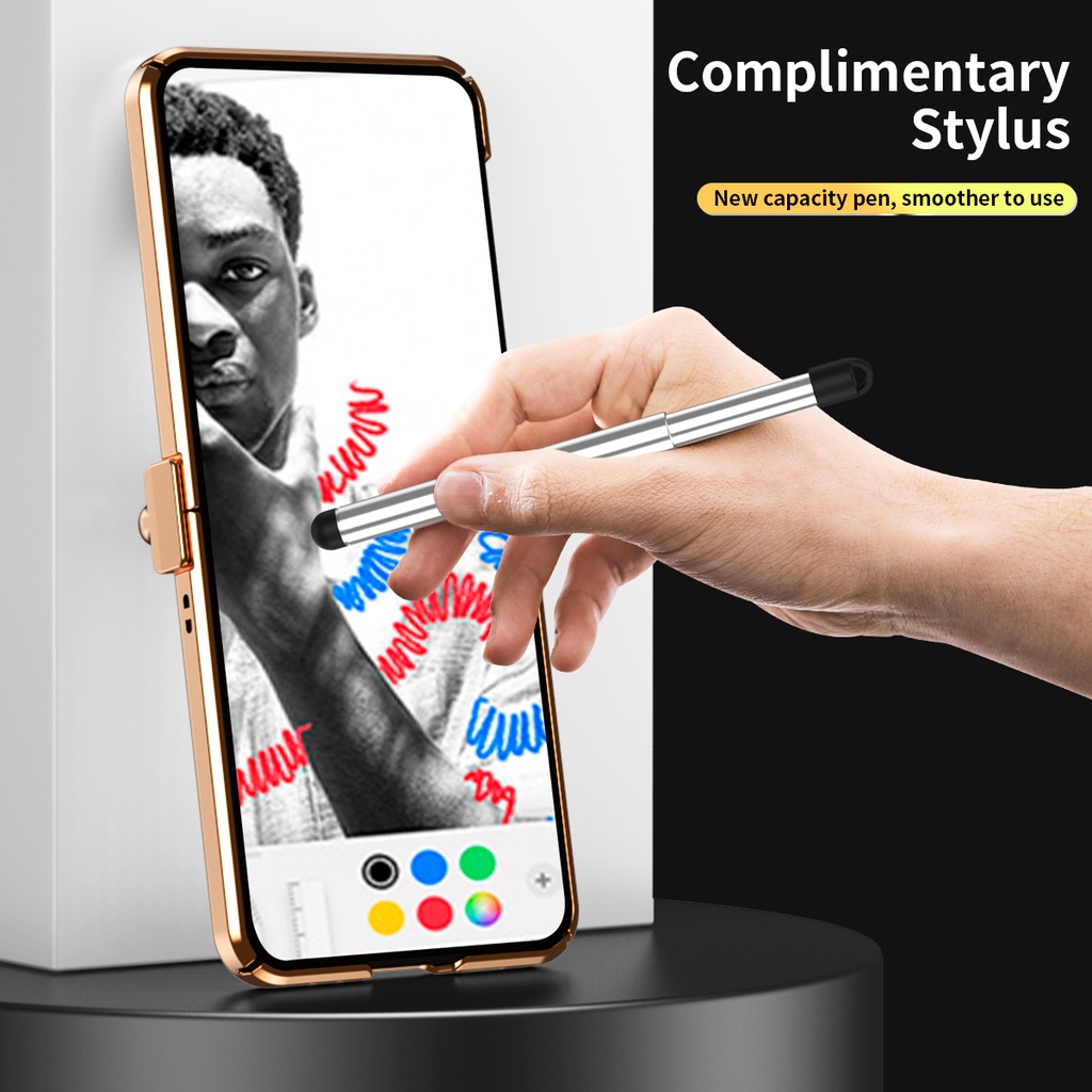Ốp Điện Thoại Nắp Gập Có Ngăn Đựng Bút Cảm Ứng Cho Samsung Galaxy Z Flip 4 Z Flip 4