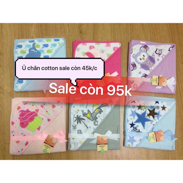 Ủ chăn carter cotton cho bé