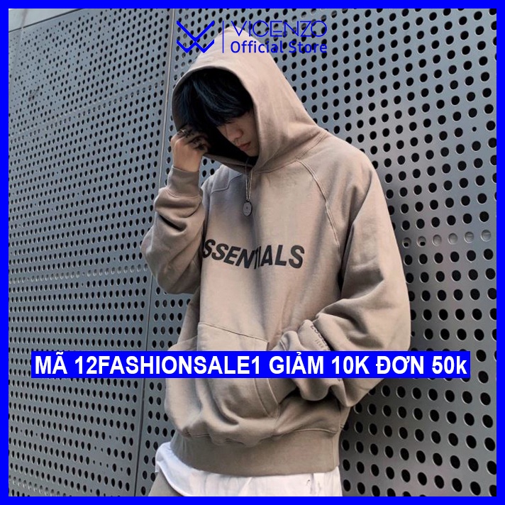 Áo Hoodie Nam Unisex Form rộng, Hoodie Nam unisex form rộng có mũ -UNA05