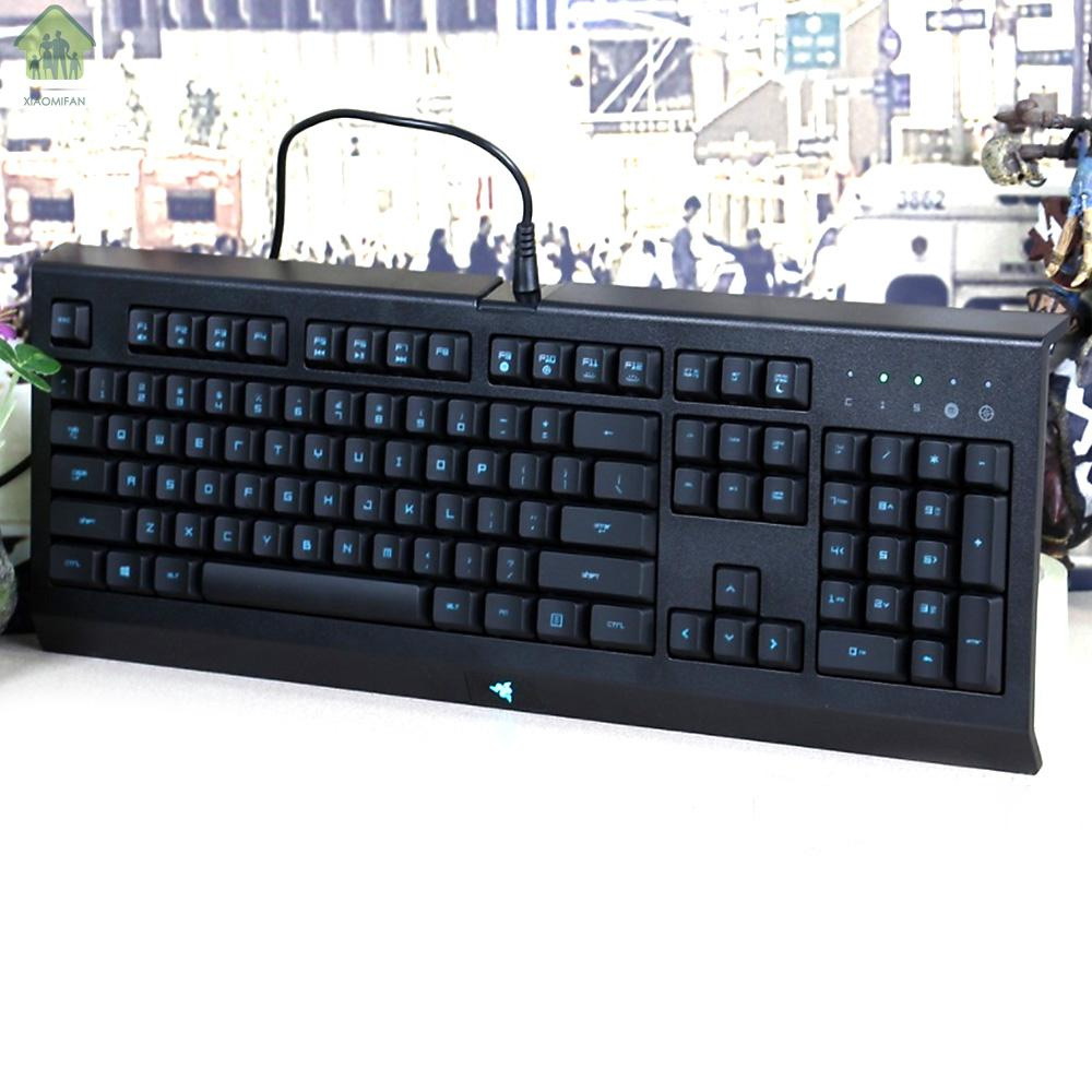 xm Razer Cynosa Chroma Pro Wired Gaming Keyboard with Three-color Backlit/Membrane Keyboard/Individually Backlit Keys/Spill-Resistant/Fully Programmable 104 Keys Compatible for Windows/Mac