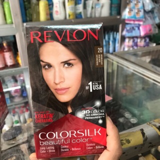 Nhuộm tóc Revlon Colorsilk, 20 Brown Black