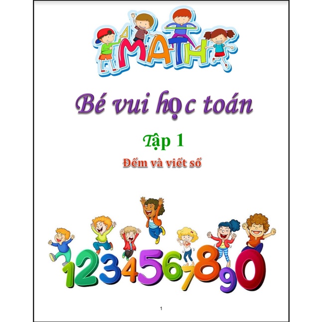 Monsi Edu Bé vui học toán Đếm và viết số trong phạm vi 10 F81M