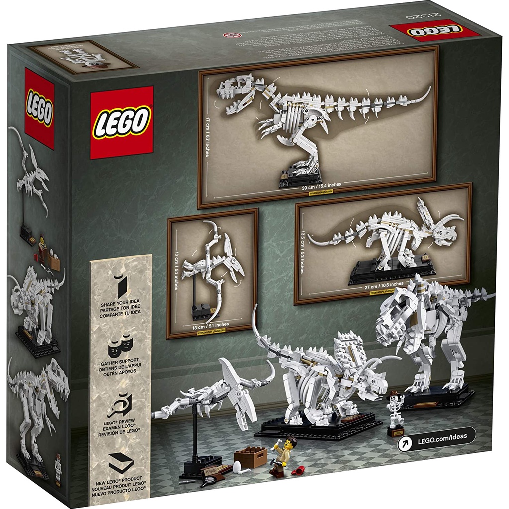 Lego 21320 Ideas Hoá thạch Khủng long