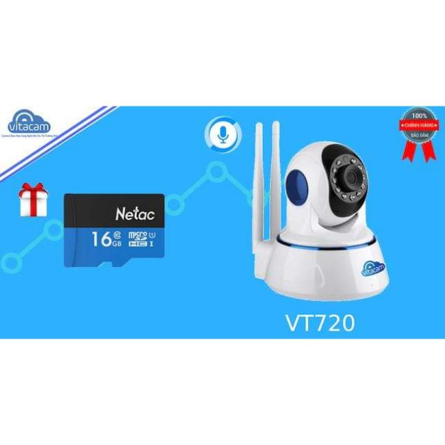 CAMERA WIFI VITACAM VT720 SIÊU NÉT