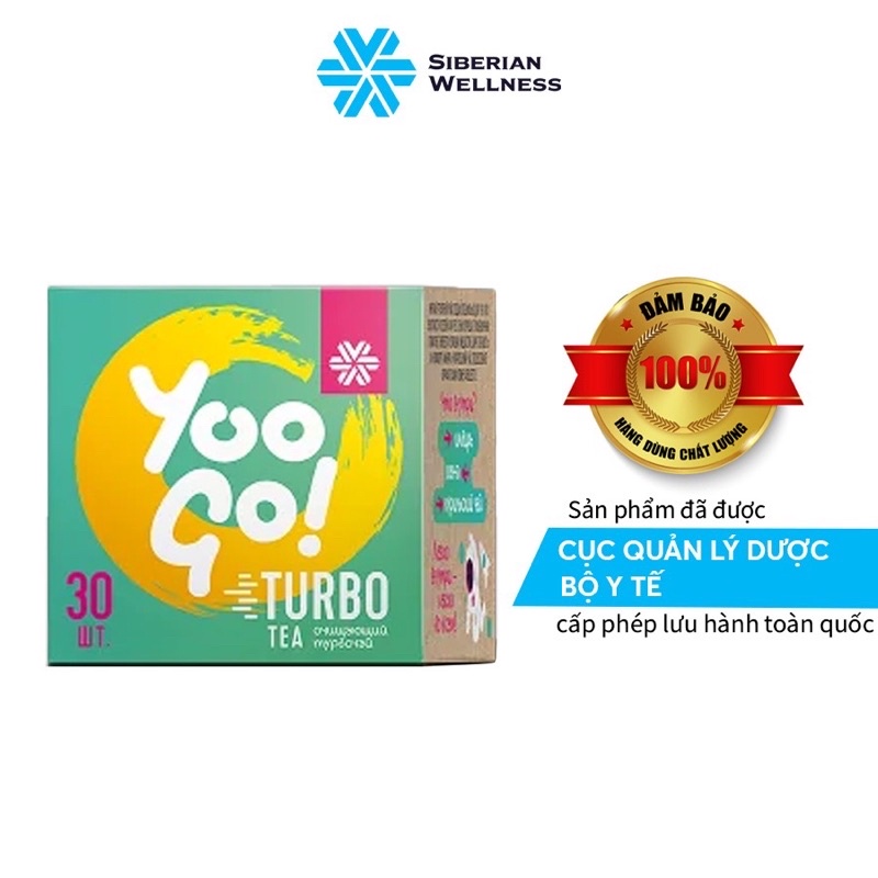 Trà thảo mộc YOO GO - Siberian Wellness - Hỗ trợ giảm cân, giảm mỡ, thải độc, thanh lọc cơ thể -  30 túi lọc/hộp