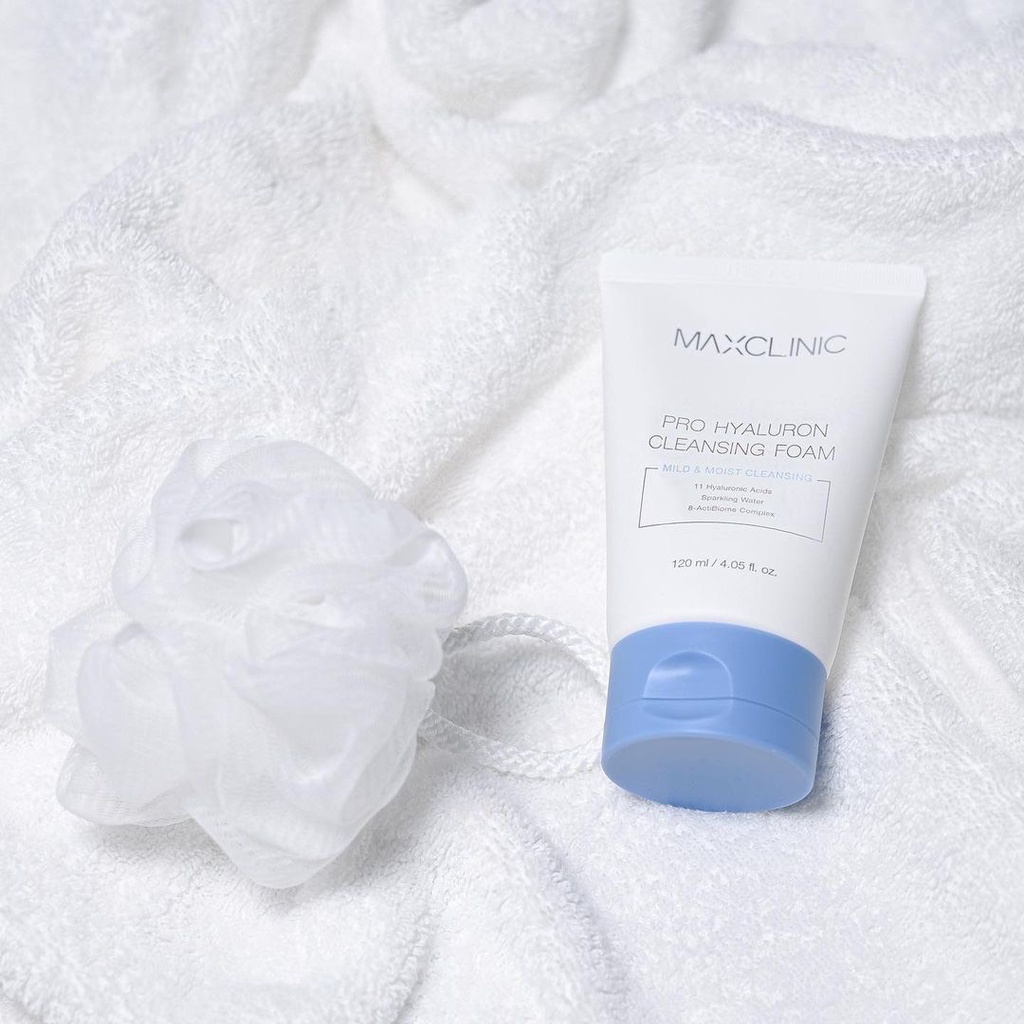Bọt Rửa Mặt Sạch Sâu Pro Hyaluron Maxclinic – Dành Cho Mọi Loại Da – 120ml | Xù Korea