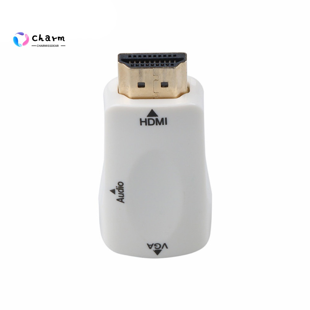 Cáp Chuyển Đổi Âm Thanh Từ Availble Hdmi-Compatible Sang Vga Hd 1080p Cho Pc Laptop