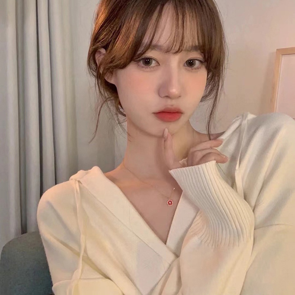 Vòng cổ Hình Hoa Đào Nhỏ Xinh Thanh Lịch Thời Trang Hàn Quốc
