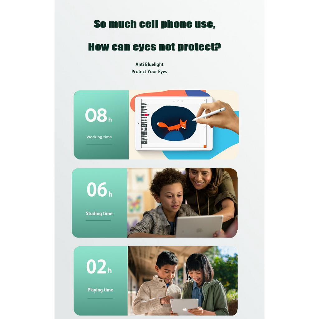 Phim dán màn hình GOOJODOQ bảo vệ mắt chống ánh sáng xanh cho iPad Pro 11 Air 3 iPad8