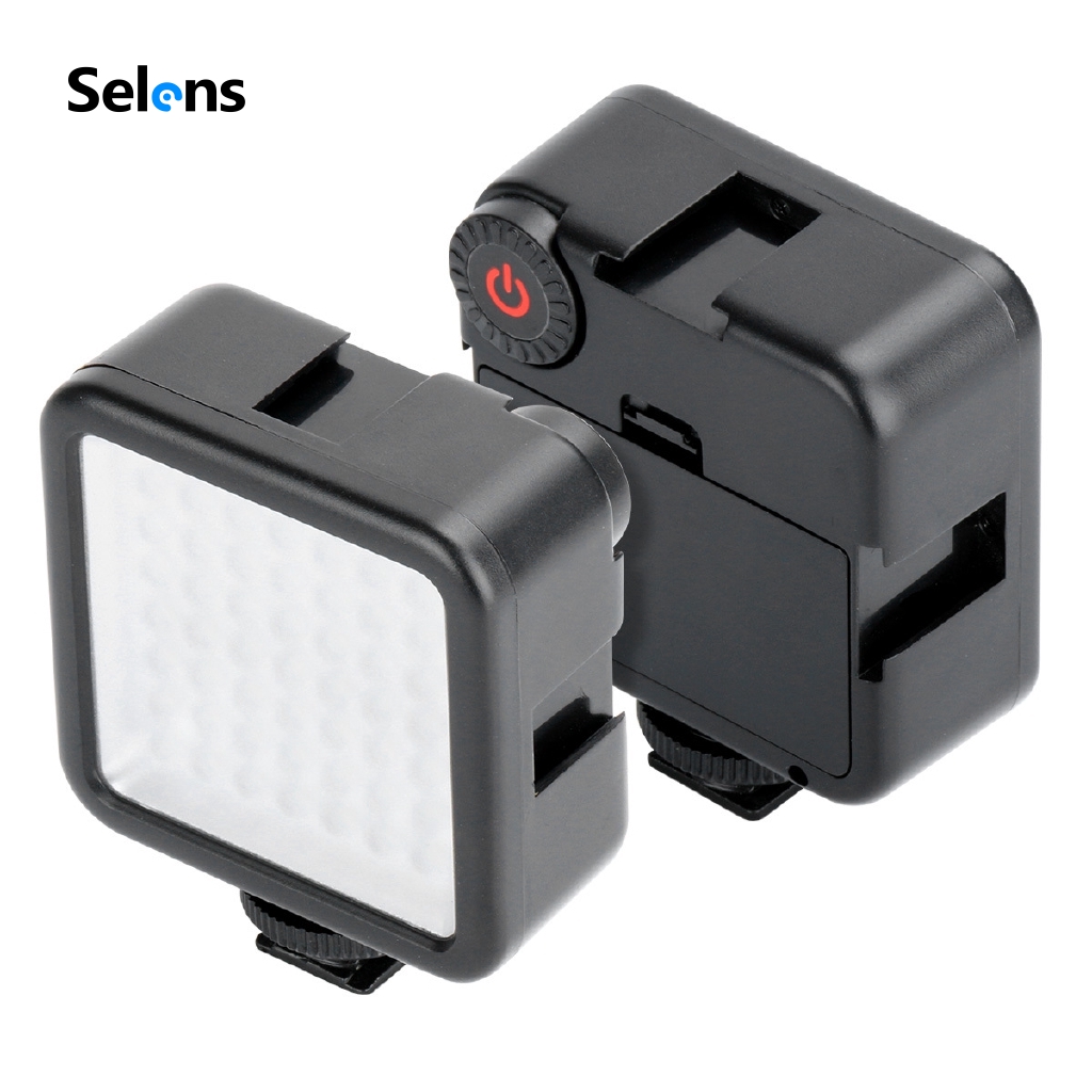 Đèn LED chiếu sáng Selens 6000K dùng để quay Vlog/ Live/ Video dành cho máy ảnh