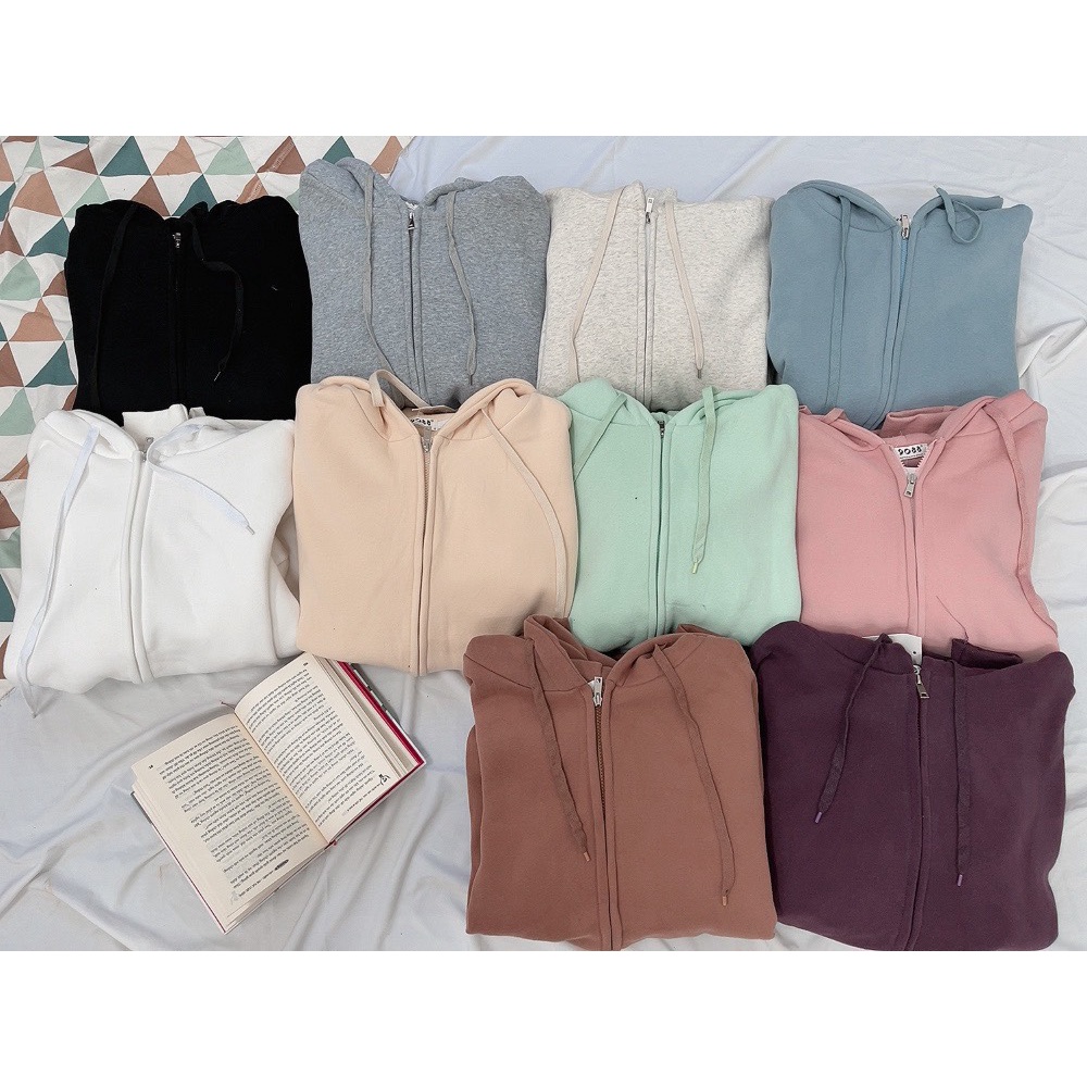 ÁO HOODIE NỈ BÔNG TRƠN FORM RỘNG HÀNG LOẠI 1 (Hàng QC - Ảnh thật ) | BigBuy360 - bigbuy360.vn