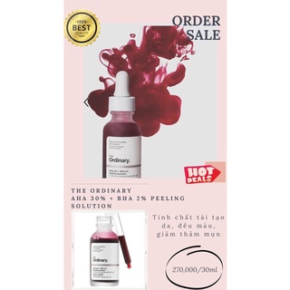 Tinh chất tẩy tế bào chết - kích thích tái tạo The Ordinary AHA 30% + BHA 2% Peeling Solution