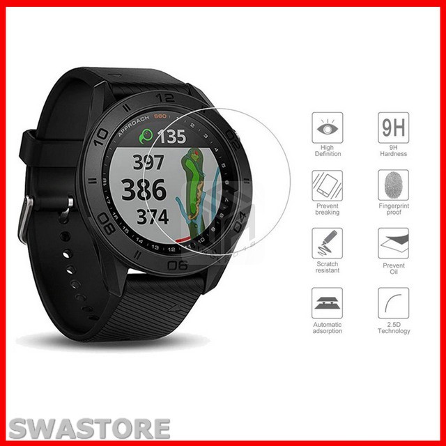 Cường lực đồng hồ Garmin Approach S60 dán màn hình độ cứng 9H SWASTORE