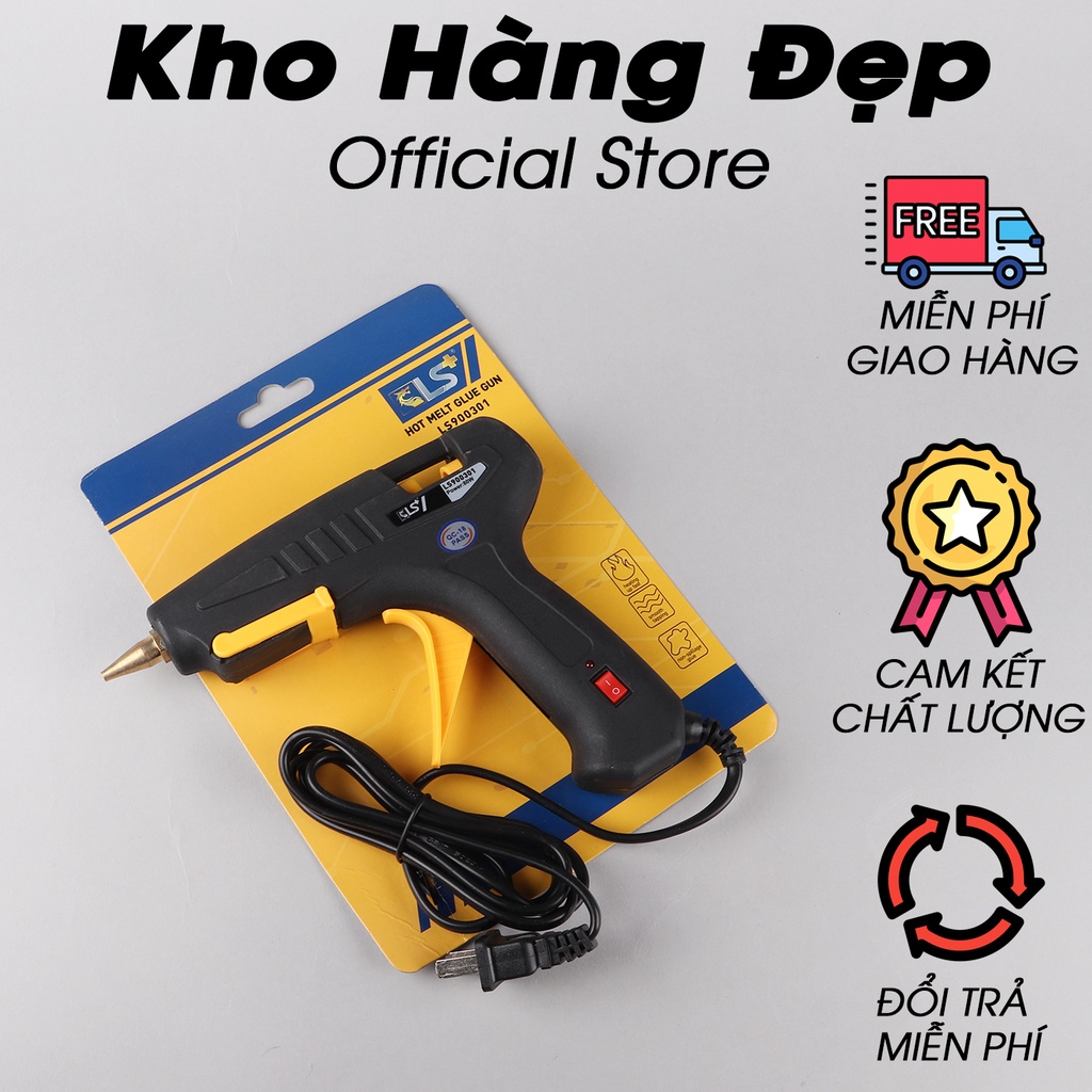 Súng bắn keo silicon LS+ công suất 80W cao cấp SBKLS01 – Dụng cụ đa năng