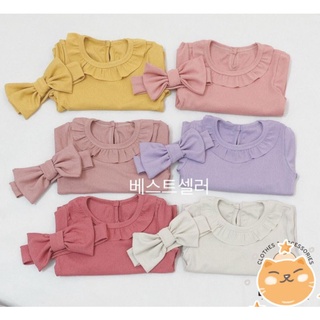 Set 3 món bộ tăm lạnh và turban style hàn quốc siêu dễ thương cho bé gái