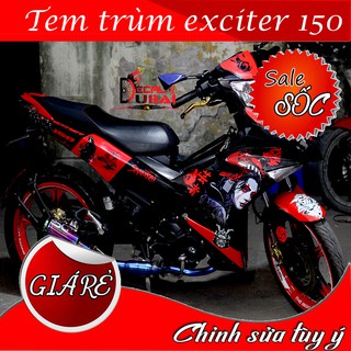 Tem Trùm Xe Exciter 150 ( Mới Nhất )