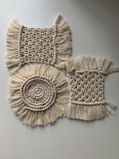 Lót Ly Tròn Macrame