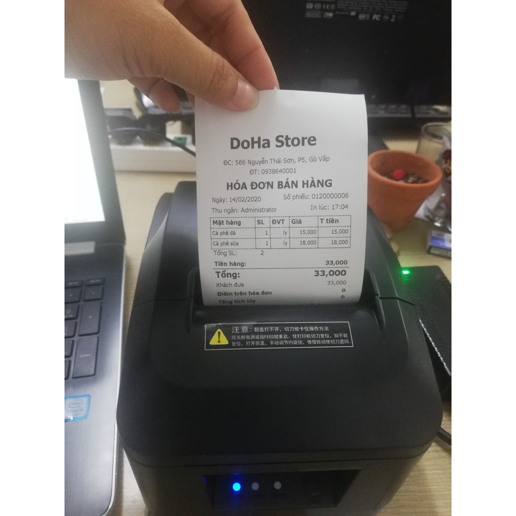 Máy in hóa đơn Xprinter A160 (LAN) | BigBuy360 - bigbuy360.vn