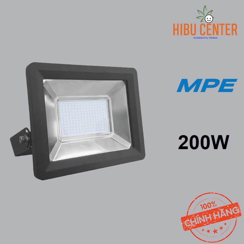 Đèn LED Flood Light MPE series FLD2 100W/ 150W/ 200W Ánh Sáng Trắng, Vàng – DIALux Công Nghệ Đức – Hàng Chính Hãng