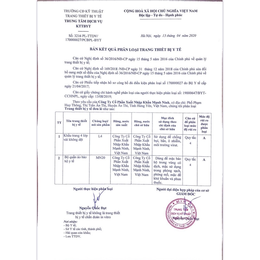 Quần áo phòng dịch đi máy bay chất dày dặn, bộ đồ bảo hộ phòng dịch đã kiểm định