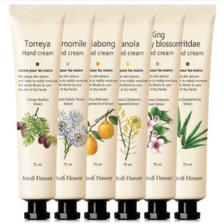 Set 6 kem dưỡng da tay Medi Flower 75ml chiết xuất hoa anh đào/hoa anh đào/jeju Joritdae