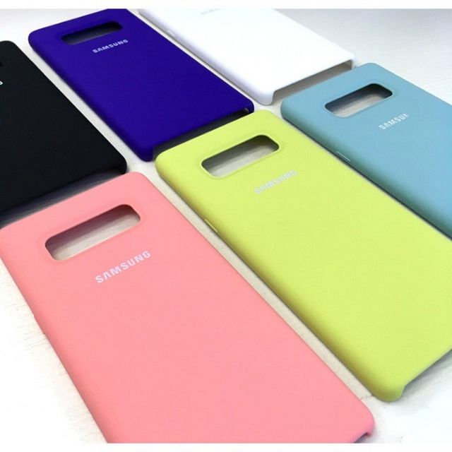 Ốp Silicone Cover Galaxy Note 8 Nhựa cứng lót nỉ chống sốc