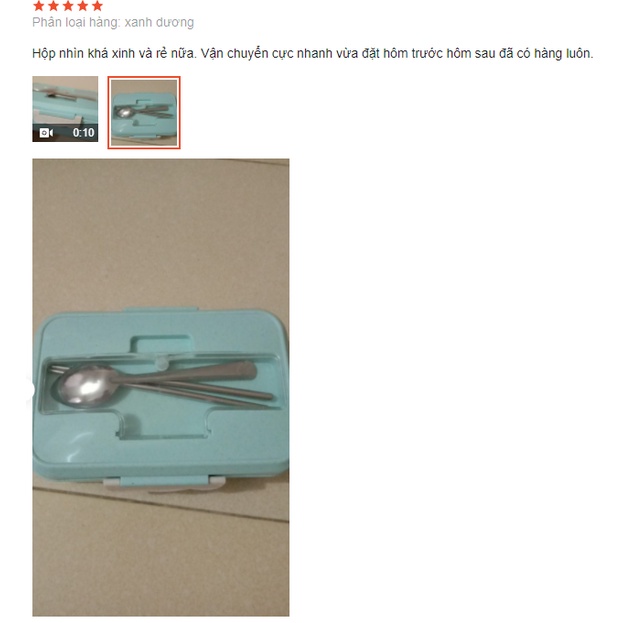 Hộp Đựng Cơm Văn Phòng Lúa Mạch Chia 3 Ngăn Giữ Nhiệt Tặng Kèm Đũa Thìa