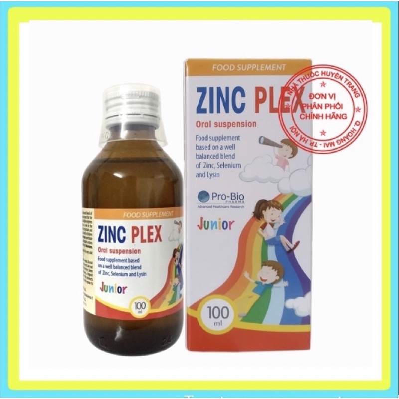 Siro Zinc Plex chính hãng giúp bé ăn ngon miệng