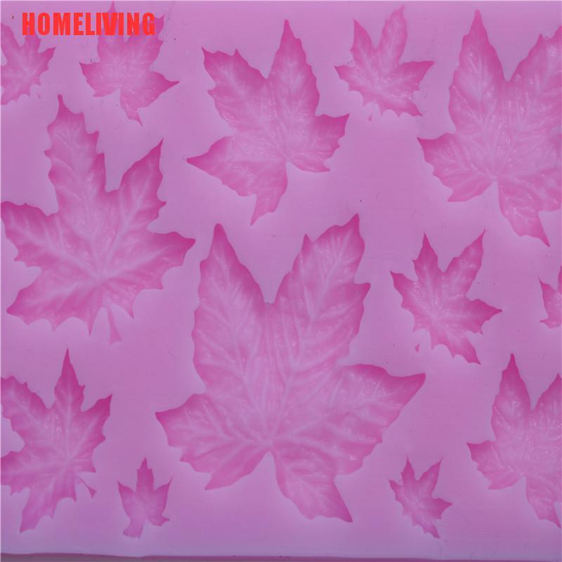 Khuôn Silicone Tạo Hình Lá Phong Làm Bánh Kẹo Tiện Dụng