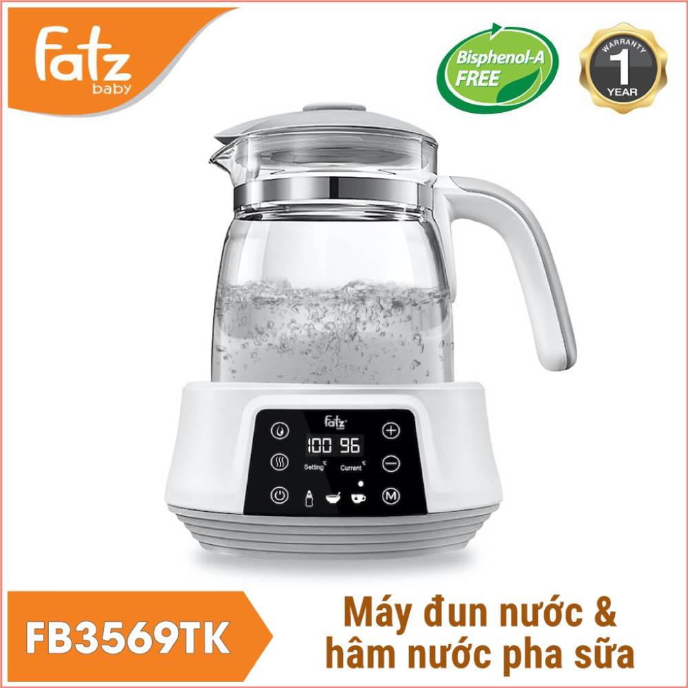 [Chính Hãng] Máy đun nước và hâm nước pha sữa điện tử Fatzbaby QUICK 5 FB3569TK - Máy đun nước pha sữa Fatz Baby