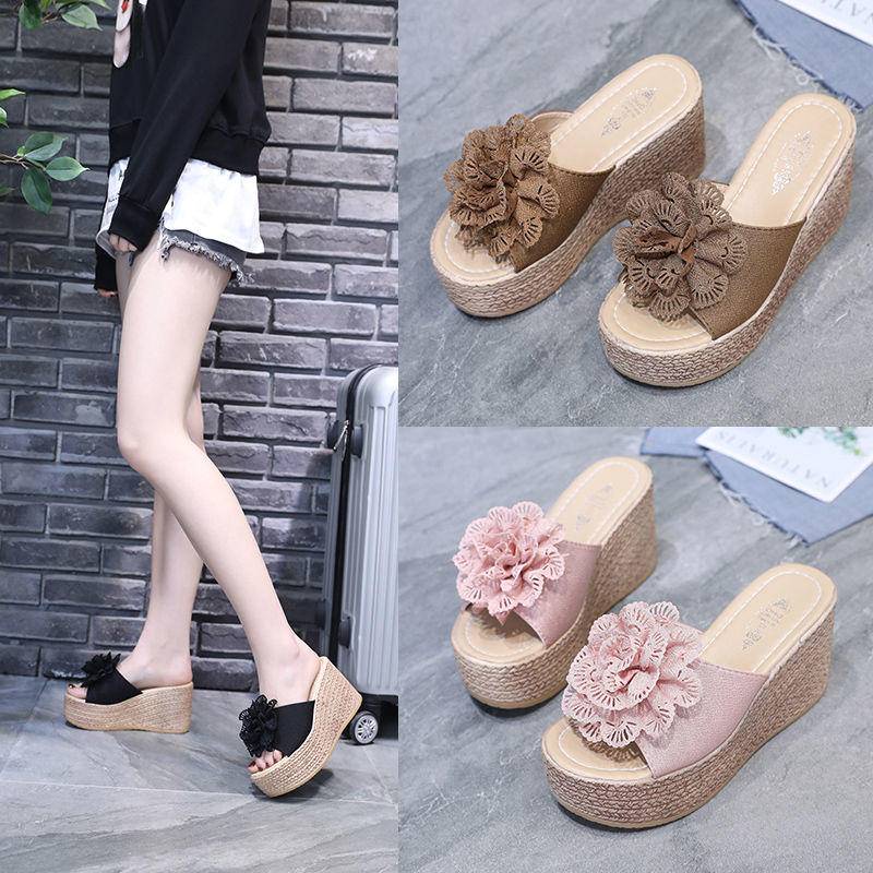 Dép Sandal muffin Đế Xuồng Dày 9Cm 2022 Thời Trang Dành Cho Nữ