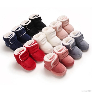 Giày bốt cotton mềm mại giữ ấm cho bé tập đi