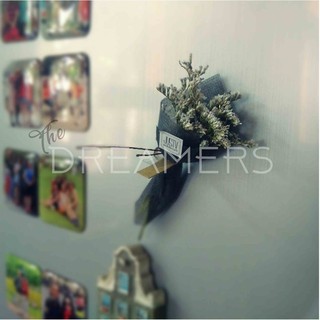 Bó hoa mini hít tủ lạnh (mini bouquet magnet)