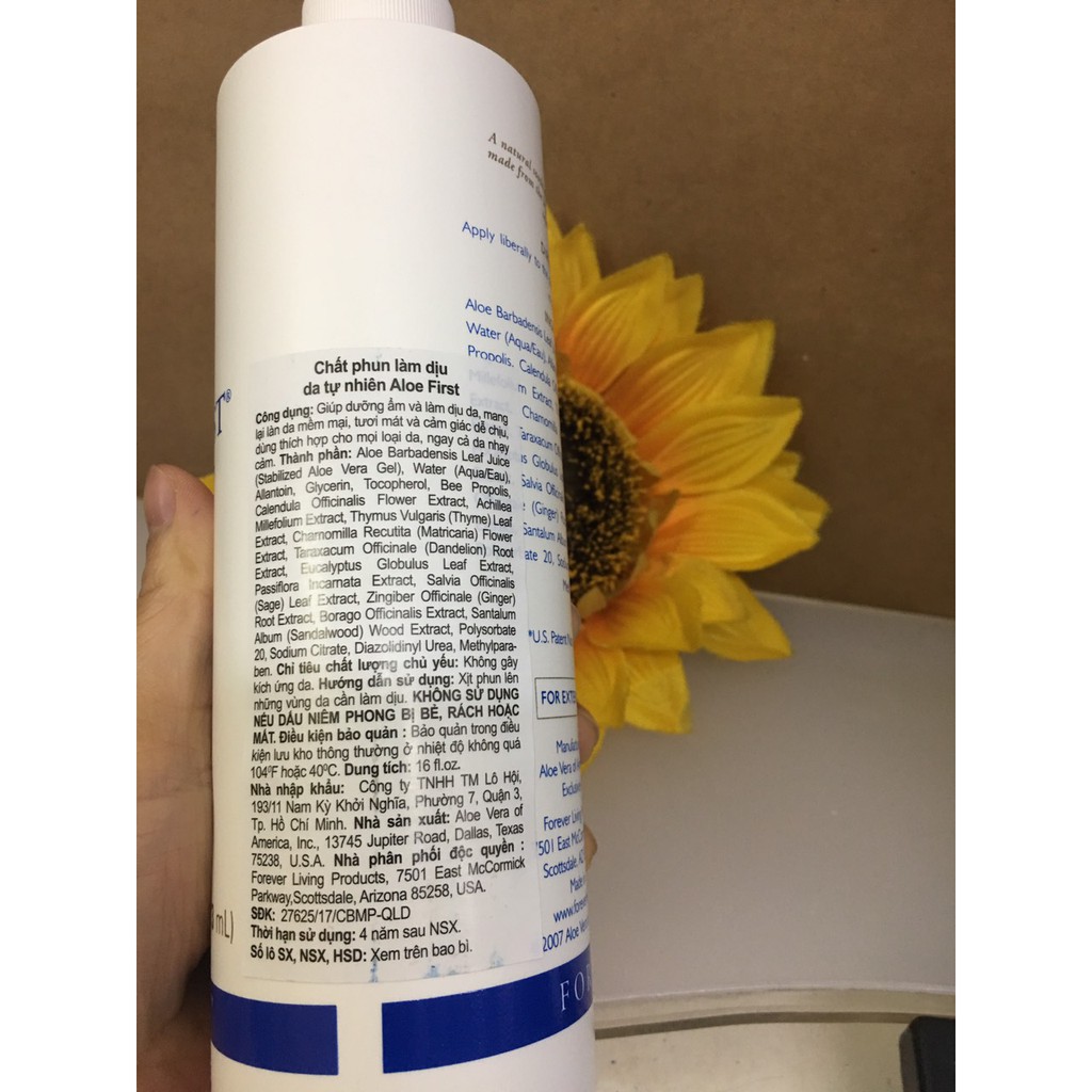 Nước xịt khoáng lô hội Aloe First 040 Flp | BigBuy360 - bigbuy360.vn