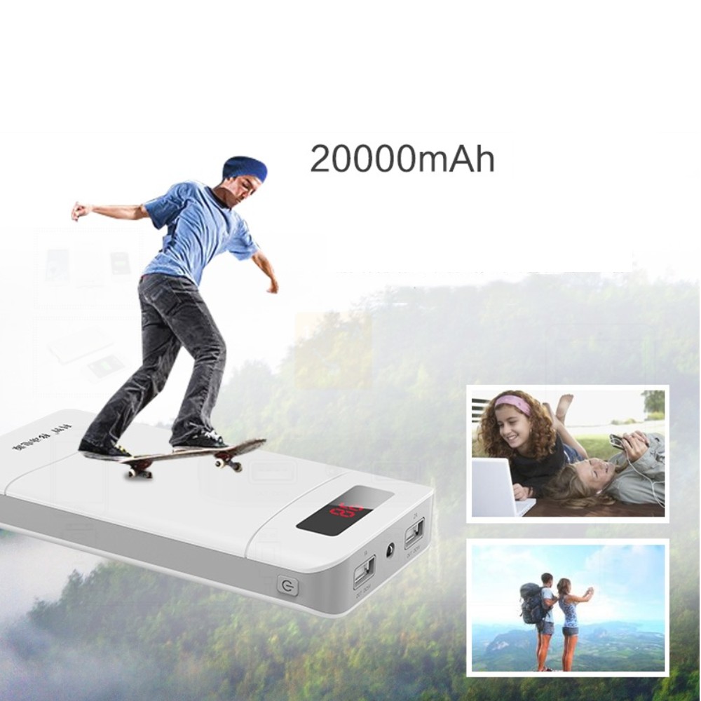 Sạc Dự Phòng Kezhi 20000M Dung Lượng Lớn 20000MAH Hiển Thị Kỹ Thuật Số Tích Hợp Đèn Led Siêu Sáng