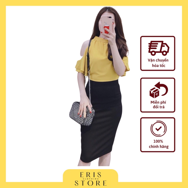 [NEW 2022-CAO CẤP] Chân váy bút trì dài siêu đẹp Eris