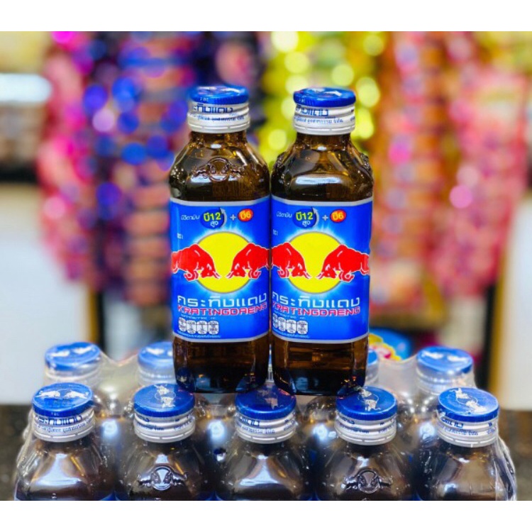 Nước Tăng Lực Bò Húc RedBull Thái 150ml Bổ sung B12 và Kẽm Năng Lượng Ngày Dài (Hàng Chuẩn Thái Không Có Tiếng Việt)