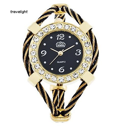 Đồng Hồ Đeo Tay Dây Bện Thời Trang Cổ Điển Cho Nữ