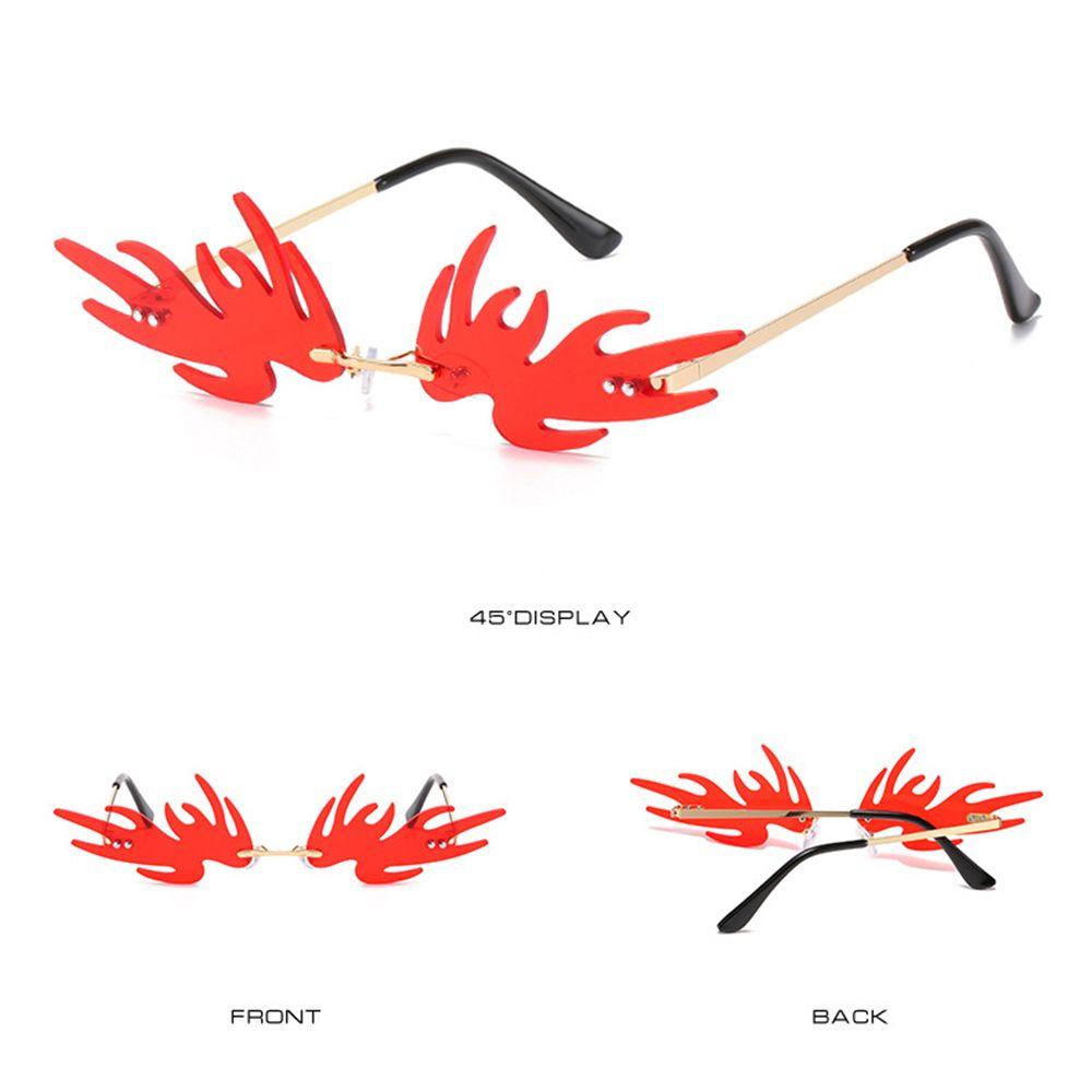 ESPO Kính Mát Gọng Kim Loại Hình Đôi Cánh Thiên Thần