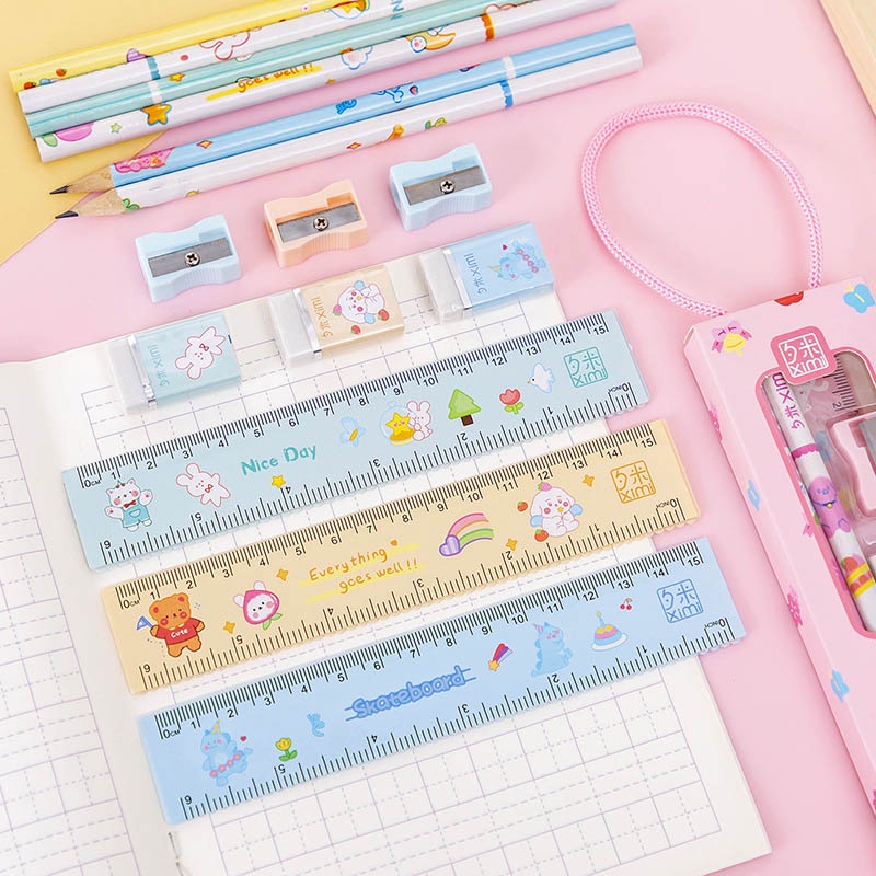 Set 5 Dụng Cụ Học Tập Dễ Thương Cho Bé