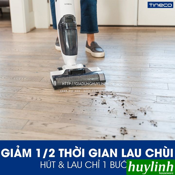 [Mã ELHA10 giảm 6% đơn 5TR] Máy hút bụi lau sàn dùng pin Tineco iFloor 2 - Chính hãng