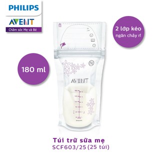 Túi trữ sữa Philips Avent SCF603/25 180ml, 25pcs