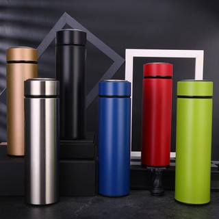 Deal9 bình nước thủy tinh giữ nhiệt bọc nhựa 450ml