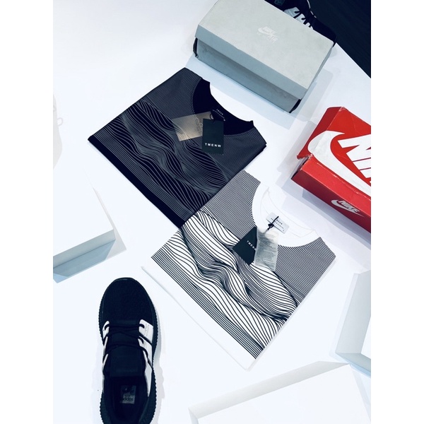 Áo Phông Nam Nữ Mùa hè - Áo Thun cotton quảng châu 2 màu trắng đen