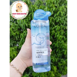 (HSD: 2024) Nước Tẩy Trang Loreal Micellar Water 3 In 1 chai 400ml